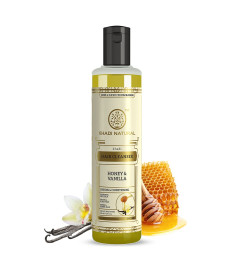 Khadi Natural Honey & Vanilla Hair Shampoo Herbal Shampoo for Soft Hair Growth 210 ml X 2 PACK,