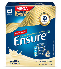 Ensure Complete,Balanced Nutrition Drink For Adults 2kg,Vanilla Flavour Now With A Special ingredent