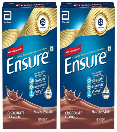 Ensure- Complete Nutrition for Adults with High Protein 1 Kg X 2 PACK (Chocolate Flavour)(Free Ship)