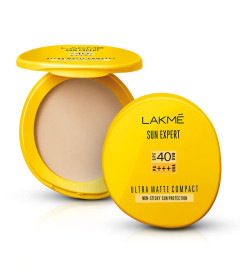 Lakme Sun Expert Ultra Matte Spf 40 Pa+++ Compact, Non Greasy Non Sticky, For Indian Skin, 7 g