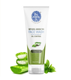 The Moms Co. Natural Green Tea Face Wash l Soap Free l Deep Cleanse Controls Acne 80 ML Free ship