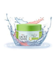 Lacto Calamine Night Gel with Green Tea, Hyaluronic acid & 5 fruit extracts