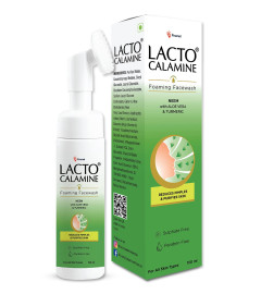 Lacto Calamine Neem Aloe Turmeric Foaming Face wash| Reduces pimples