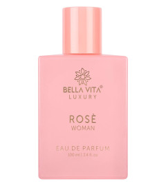 Bella Vita Luxury Rose Woman Eau De Parfum Perfume for Women with Black Currant, Vanilla 100 ML