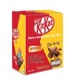 Kitkat Dessert Delight Nestle Divine Choco Pudding Wafer Coated  600g (50g Tablets, Box of 12 units)