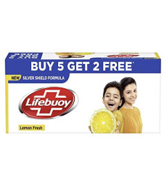 Lifebuoy Lemon Fresh Soap, 125 G (Pack Of 7) Free shipping worldwide