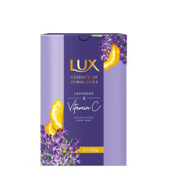 LUX LAVENDER & VIT C EXF SOAP 5x125g Free shipping worldwide