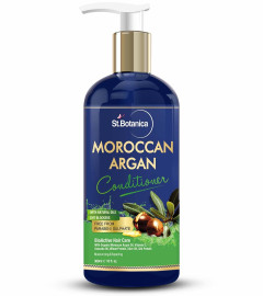 St.Botanica Moroccan Argan Hair Conditioner 300ml with Moroccan Argan Oil, Avocado Oil, Olive Oil