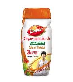 Dabur Chyawanprakash Sugarfree - 900g | Clinically Tested Safe for Diabetics | With 40+ Ayurvedic