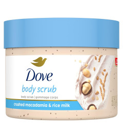 dove-exfoliating-body-polish-body-scrub-deeply-nourishing-crushed-macadamia-and-rice-milk-moisturises-brightens-skin-sulphate-free298gm-free-shipping-