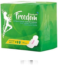 modicare-freedom-comfort-sanitary-napkin-x-large-320-mm-15-pads-pack-of-3-free-shipping-world