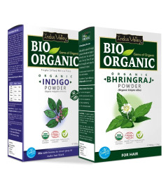 indus-valley-bio-organic-natural-and-pure-indigo-powder-with-bhringraj-powder-for-hair-care--100g2200g-free-shipping-world