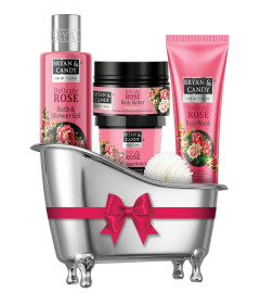 bryan-candy-delicate-rose-bath-tub-gift-set-for-women-and-men-complete-home-spa-experience-shower-gel-body-butter-sugar-scrub-face-wash-free-shipping-worldwide