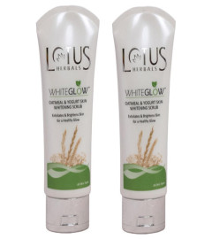 lotus-herbals-oatmeal-yogurt-skin-whitening-scrub--whiteglow-100g-pack-of-2-free-shipping-worldwide-