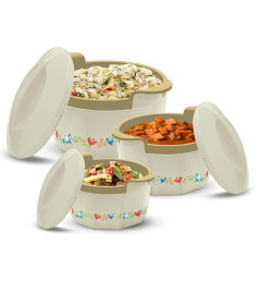 milton-elegance-jr-inner-stainless-steel-casserole-gift-set-of-3-395-ml-750-ml-135-litres-cream-pu-insulated-bpa-free-food-grade-hot-cold-easy-to-carry-free-shipping-worldwide-