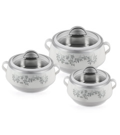 cello-glitter-casserole-with-inner-steel-insulated-stainless-steel-inner-body-casserole-set-for-meal-chapati-curry-roti-3-unit-white-1000-milliliter-free-shipping-worldwide-