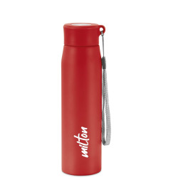 milton-handy-650-stainless-steel-water-bottle-690-ml-red-single-walled-leak-proof-easy-grip-easy-to-carry-gym-bottle-home-kitchen-hiking-treking-bottle-travel-bottle-free-shipping-worldwide-