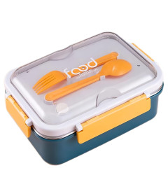 buyzoon-3-compartment-lunch-box-for-school-kids-office-men-women-with-a-spoon-fork-with-heating-and-leak-proof-plus-insulated-stainless-steel--blue-free-shipping-worldwide-
