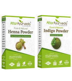 attar-ayurveda-natural-dye-for-black-hair-henna-leaves-powder-indigo-leaves-powder-combo-pack-200-grams-200-grams-400-grams-total-free-shipping-worldwide-