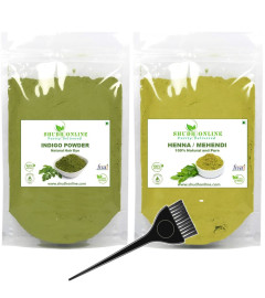 shudh-online-indigo-and-henna-powder-organic-for-hair-colour-200-grams-each--400-grams-avuri-and-mehandi-neela-amari-natural-mehndi-neel-patti-neelayamari-neli-aku-cassia-obovata-free-shipping-worldwide-