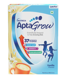 aptagrow-health-and-nutrition-drink-powder-for-kids-vanilla-flavor-400-gms-bib-with-37-vital-nutrients-to-support-immunity-brain-development-free-shipping-worldwide-