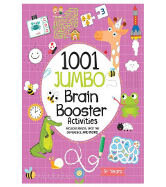 1001 Jumbo Brain Booster Activities for 5 to 8 Years Old Kids|Enhance the Child Mind with Cognitive Excellence with Interactive Activity Book Paperback