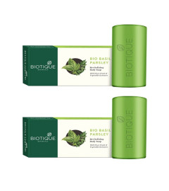 Biotique Basil & Parsley Revitalizing Bathing Bar 150GM X 2 PACK