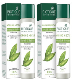 Biotique Morning Nectar Flawless Skin Moisturizer Lotion 190ml x 2 pack