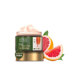 Lotus Botanicals Vitamin C Day Face Cream | 100x Vitamin C SPF 25 and PA+++ 50gm