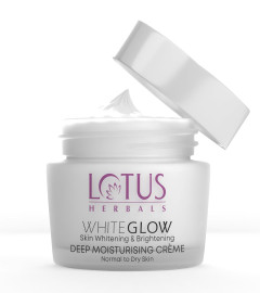 Lotus Herbals WhiteGlow Deep Moisturising Face Cream SPF 20 60gm - free ship