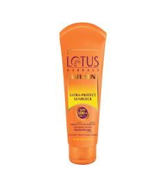 Lotus Herbals Safe Sun Ultra Sunblock Cream For All Skin Types | Spf 100+ Pa+++ 50gm