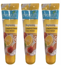EverYuth Naturals Lemon & Cherry Face Wash 50GM pack of 3 - free shipping