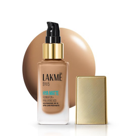 Lakme 9to5 Hya Matte Foundation + Hyaluronic Acid Cool Tan - 25ml (free shipping)