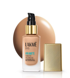 Lakme 9to5 Hya Matte Foundation + Hyaluronic Acid Neutral Medium - 25ml - free ship