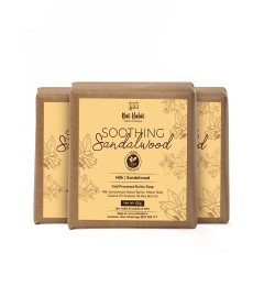 Nat Habit Sandalwood De-Tan Soap 125 g (Pack of 3)