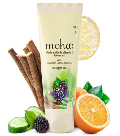 Moha Vitamin C Face Wash 100ml (pack of 2) free ship