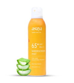 Asaya SPF 65+ Waterproof Sunscreen Spray 150ml - free ship