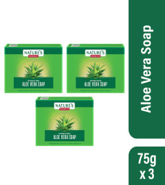 Nature's Essence Hydrating Aloe Vera Soap 75 Gm (Pack of 3)