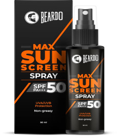 Beardo Max Sunscreen SPF 50 & PA+++ Spray for Men 50ml - free shipping