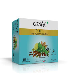 Girnar Detox Green Tea (Desi Kahwa) 100 Tea Bags