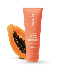 Foxtale Vitamin C Super Glow Face Wash 100 ml (Pack of 2)