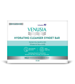 Dr. Reddy's Venusia Hydrating Cleanser Syndet Bar 75 g (Pack of 2)