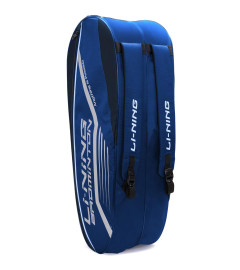Li-Ning Hot Shot Triple Zipper Polyester Badminton Kit Bag (Pack Of 1)